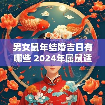 男女蛇年结婚吉日有哪些 2025年属鼠适合结婚的日子