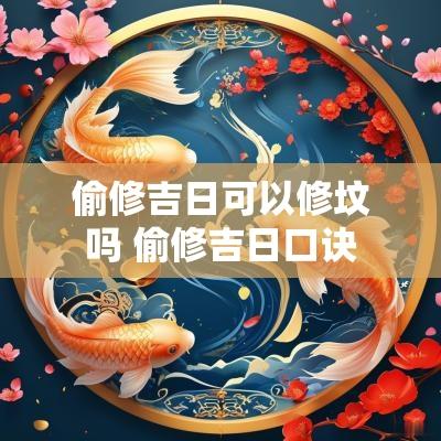 偷修吉日可以修坟吗 偷修吉日口诀