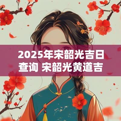 2025年宋韶光吉日查询 宋韶光黄道吉日查询
