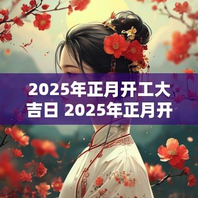 2026年正月开工大吉日 2026年正月开工大吉日是哪一天