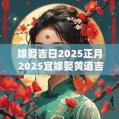 嫁娶吉日2025正月 2025宜嫁娶黄道吉日