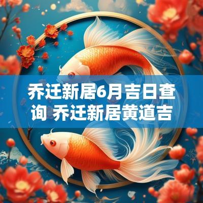 乔迁新居6月吉日查询 乔迁新居黄道吉日查询
