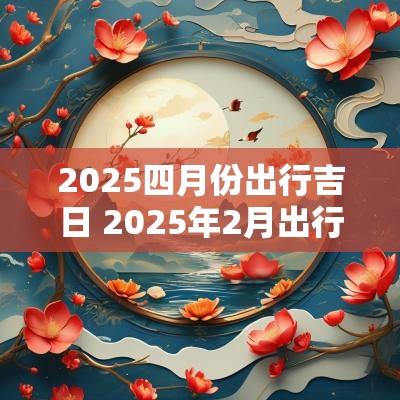 2025四月份出行吉日 2025年2月出行吉日