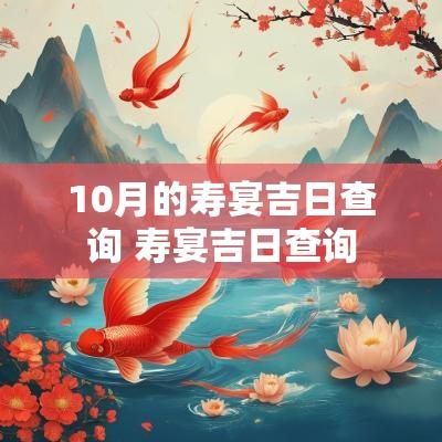 10月的寿宴吉日查询 寿宴吉日查询