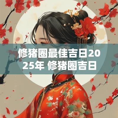 修猪圈最佳吉日2025年 修猪圈吉日