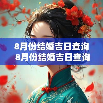 8月份结婚吉日查询 8月份结婚吉日查询表
