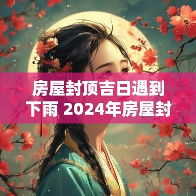 房屋封顶吉日遇到下雨 2025年房屋封顶吉日查询