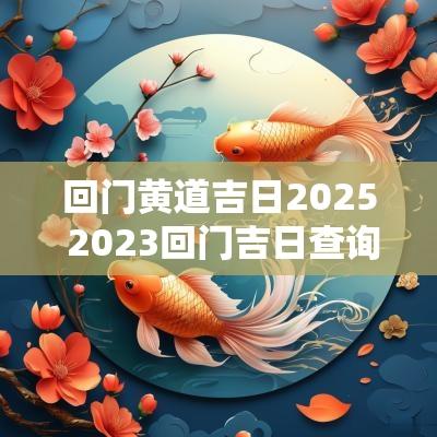 回门黄道吉日2025 2025回门吉日查询