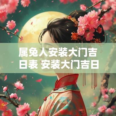 属兔人安装大门吉日表 安装大门吉日2025年