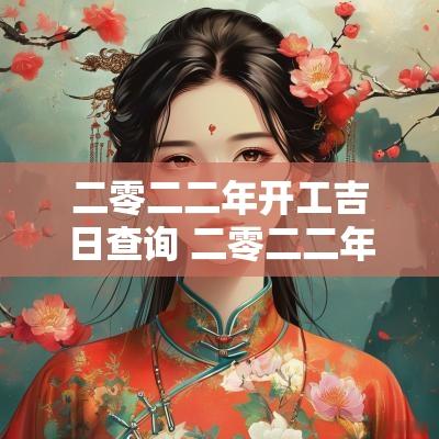 二零二二年开工吉日查询 二零二二年新年祝福语