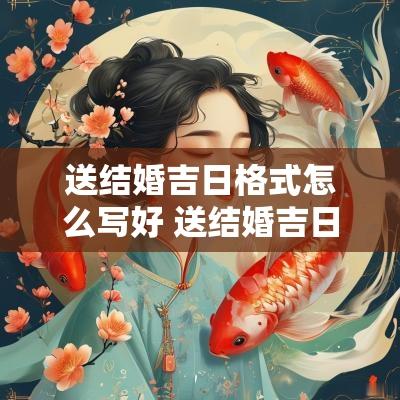 送结婚吉日格式怎么写好 送结婚吉日格式怎么写好一点