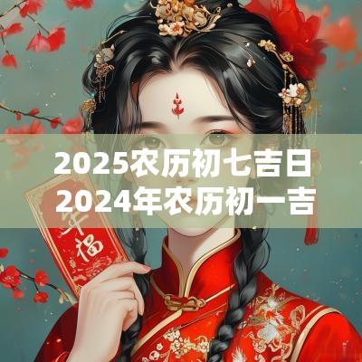 2025农历初七吉日 2025年农历初一吉时是什么