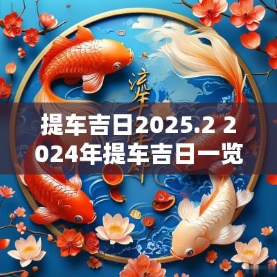 提车吉日2025.2 2025年提车吉日一览表