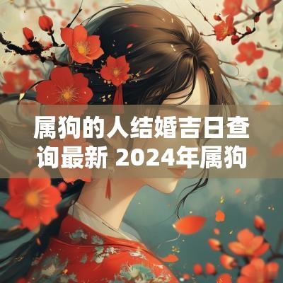 属狗的人结婚吉日查询最新 2025年属狗结婚最佳月份
