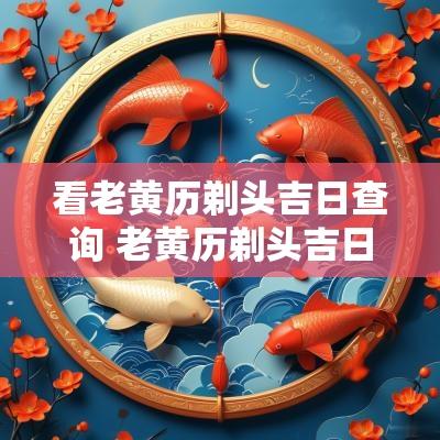 看老黄历剃头吉日查询 老黄历剃头吉日