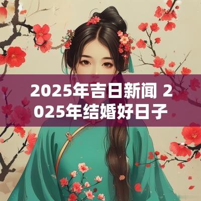 2025年吉日新闻 2025年结婚好日子