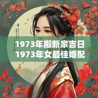 1973年搬新家吉日 1973年女最佳婚配属相