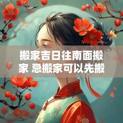 搬家吉日往南面搬家 忌搬家可以先搬东西不入住吗