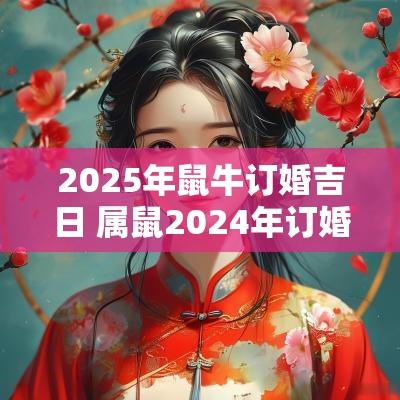 2025年鼠牛订婚吉日 属鼠2025年订婚吉日有哪些