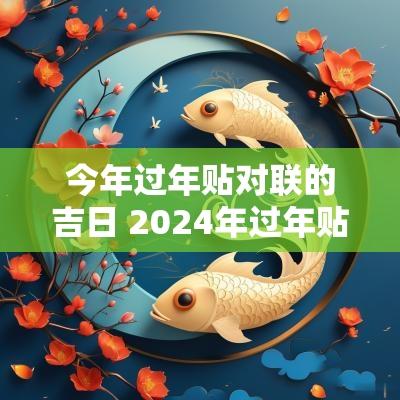 今年过年贴对联的吉日 2025年过年贴对联的时间