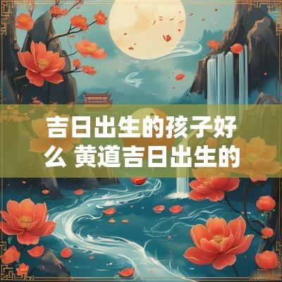 吉日出生的孩子好么 黄道吉日出生的孩子