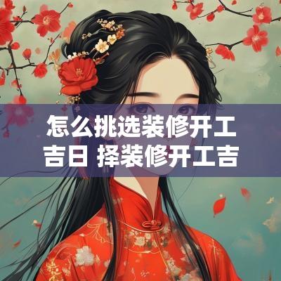 怎么挑选装修开工吉日 择装修开工吉日