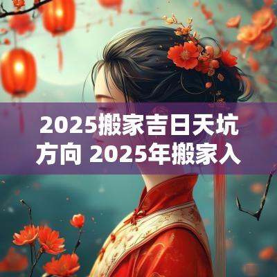 2025搬家吉日天坑方向 2025年搬家入宅黄道吉日