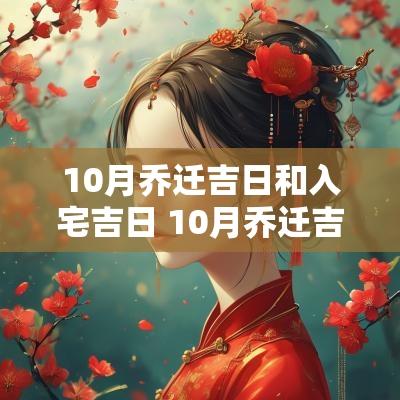 10月乔迁吉日和入宅吉日 10月乔迁吉日和入宅吉日哪个好