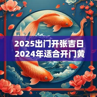 2025出门开张吉日 2025年适合开门黄道吉日