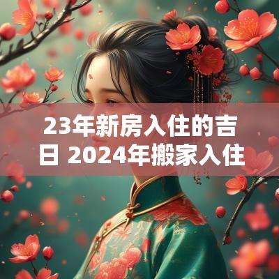 23年新房入住的吉日 2025年搬家入住新房的吉日吉时
