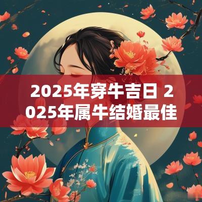2025年穿牛吉日 2025年属牛结婚最佳吉日