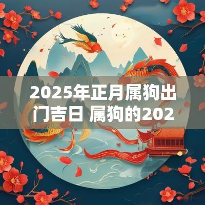 2025年正月属狗出门吉日 属狗的2025年正月什么时候开市好