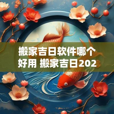 搬家吉日软件哪个好用 搬家吉日2025最佳搬家时间
