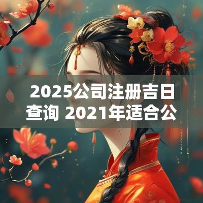 2025公司注册吉日查询 2025年适合公司注册的日子