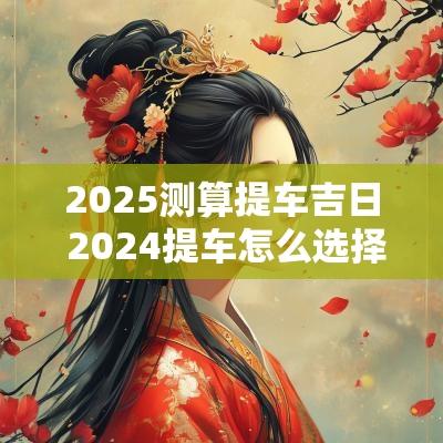 2025测算提车吉日 2025提车怎么选择吉日和时辰