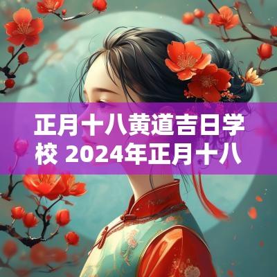 正月十八黄道吉日学校 2025年正月十八是黄道吉日吗请问