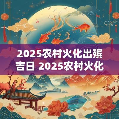 2025农村火化出殡吉日 2025农村火化出殡吉日有哪些