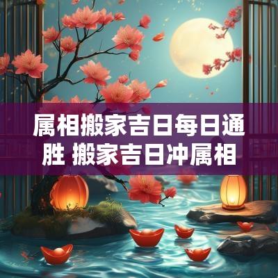 属相搬家吉日每日通胜 搬家吉日冲属相是什么意思