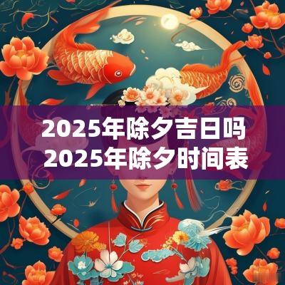2025年除夕吉日吗 2025年除夕时间表