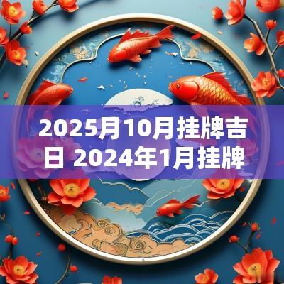 2025月10月挂牌吉日 2025年1月挂牌黄道吉日