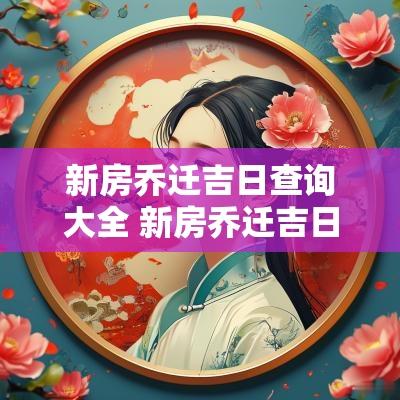 新房乔迁吉日查询大全 新房乔迁吉日2025