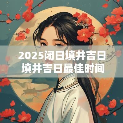 2025闭日填井吉日 填井吉日最佳时间