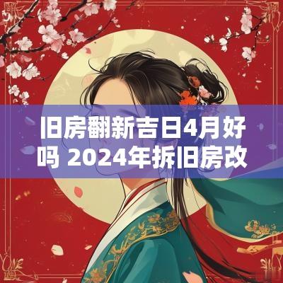 旧房翻新吉日4月好吗 2025年拆旧房改造吉日查询