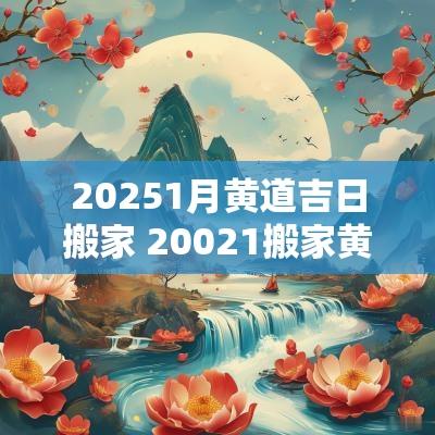 20251月黄道吉日搬家 20021搬家黄道吉日
