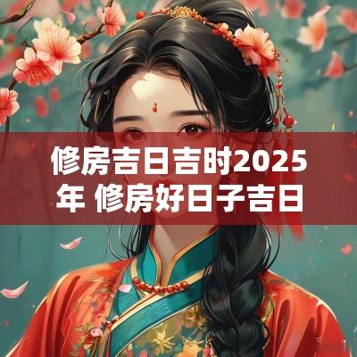 修房吉日吉时2025年 修房好日子吉日查询