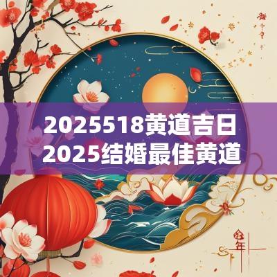 2025518黄道吉日 2025结婚最佳黄道吉日一览表阳历