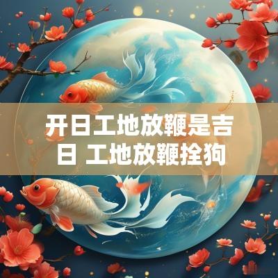 开日工地放鞭是吉日 工地放鞭拴狗