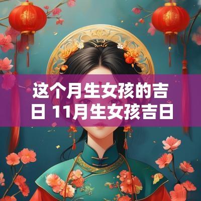 这个月生女孩的吉日 11月生女孩吉日
