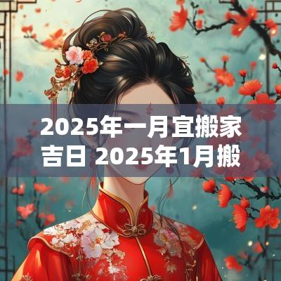 2025年一月宜搬家吉日 2025年1月搬家入宅黄道吉日