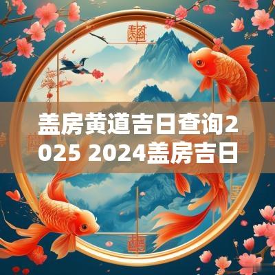 盖房黄道吉日查询2025 2025盖房吉日